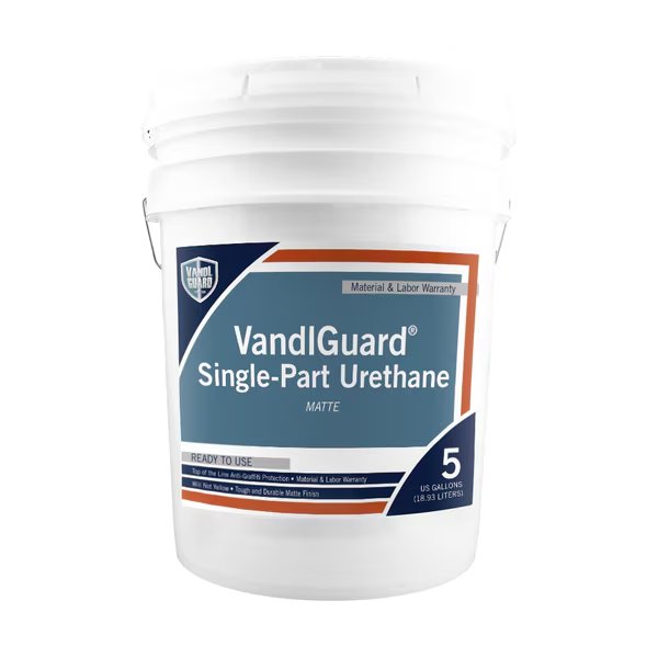 5 Gal. VandlGuard Single-Part Urethane, Matte, Clear, Rainguard Brands, Mfr#: VG-7023